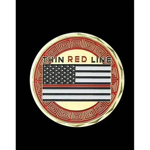 Firefighter Tribute Collectible Challenge Coin - Picture 3 of 3
